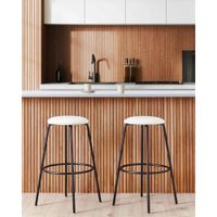 Banco de Bar Polly Ventitas Home Blanco