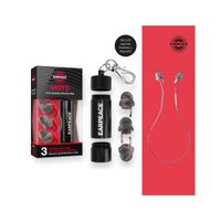 Tapones con Filtros Antiruido de 17dB 20dB y 26dB con Cordón Sujetador EARPEACE MOTO