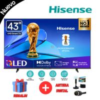 Televisor Hisense Smart TV 43 Hi-QLED 4K UHD 43QD5SV MAS Antena Digital