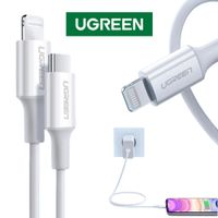 Cable Ugreen USB-C a Lightning de 1 M Blanco con Certificación MFi 10493