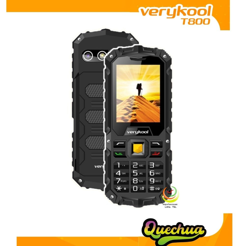 CELULAR BASICO VERYKOOL T800 4G DUAL SIM NEGRO