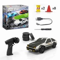 Auto TOYOTA E88 DRIFT RC Escala 124 Con Luces Led