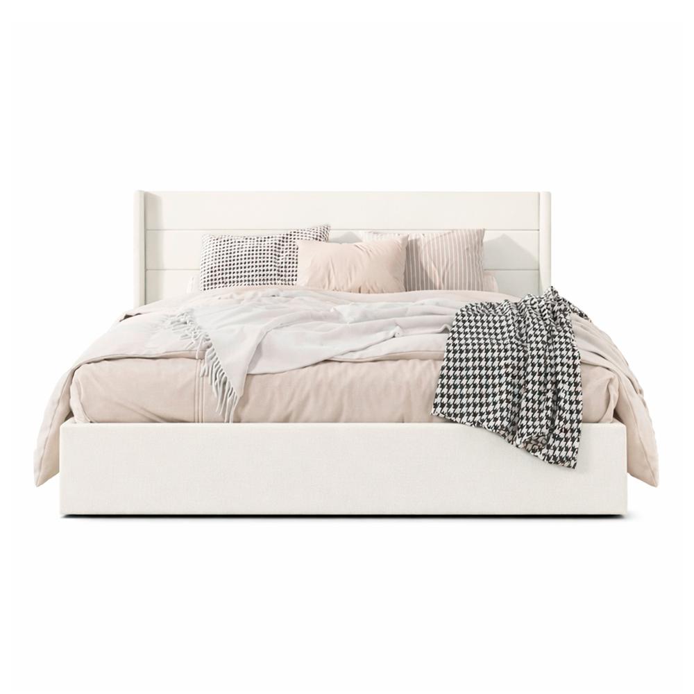 Cama Tapizada Listón Venus LeMueble 1.5 Plz Ivory