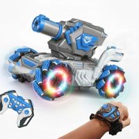 Tanque RC Todo Terreno a Control Remoto con Bolitas de Hidrogel - Efecto Humo y Luces LED
