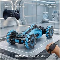 CARRO ACROBÁTICO RC TODO TERRENO 2026 CON PULSERA SENSORIAL - EFECTO HUMO- LUCES LED Y MÚSICA