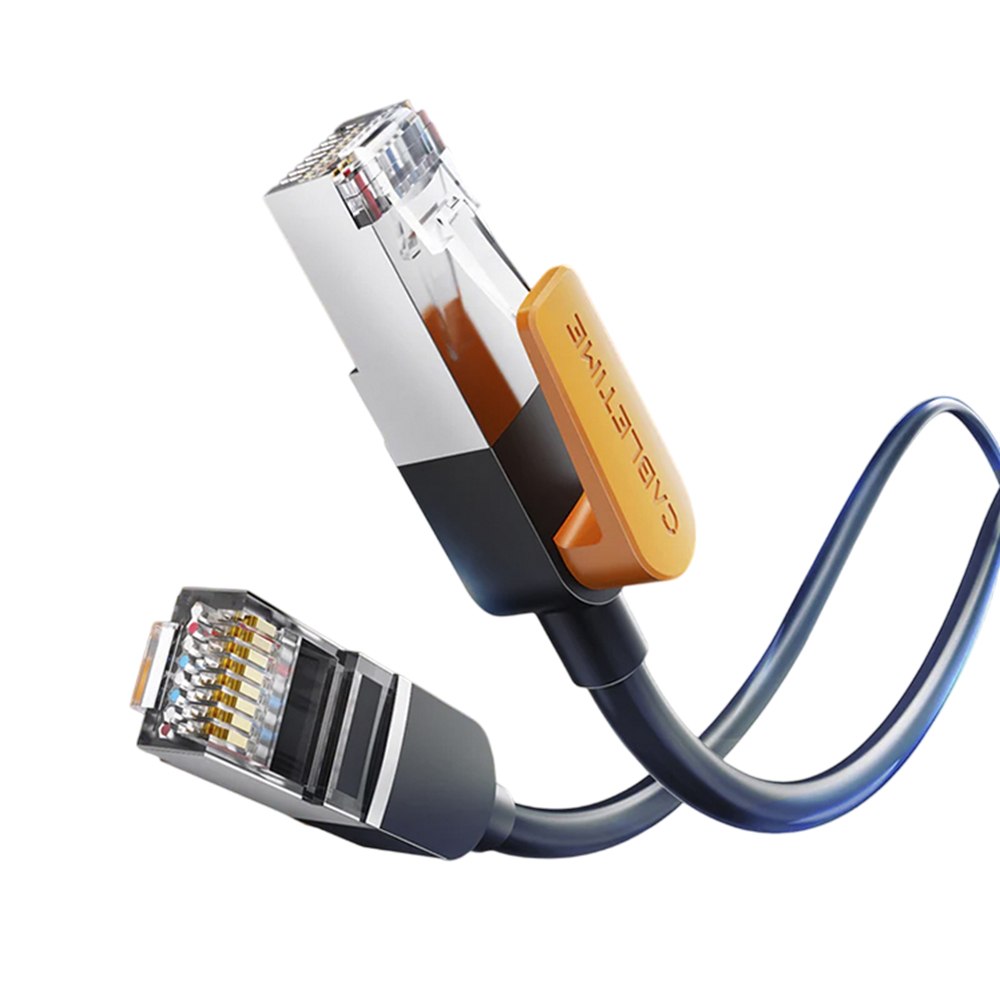 Cable de Red Ethernet Cat 6 FTP Blindado 1000Mbps 250MHz CABLETIME de 3 M
