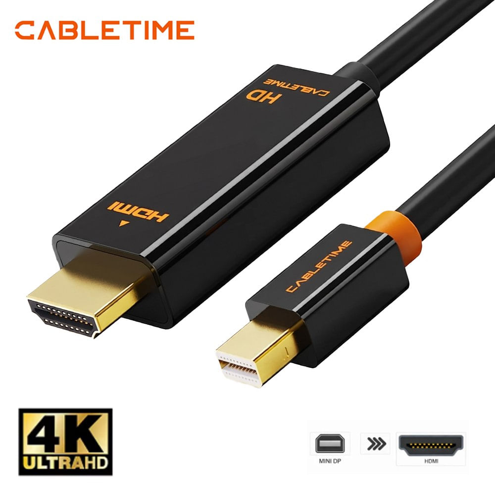 Cable Mini DisplayPort a HDMI Premium Full HD 1080p a 60Hz 1.8 M CABLETIME