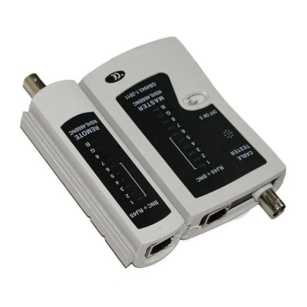 Tester Probador de Cable de Red LAN RJ45 y BNC testeador