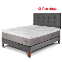 Dormitorio Europeo Balanzze 1.5 Plazas Gris
