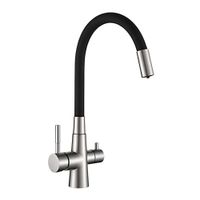Mezcladora Cromada para Cocina en Acero Inoxidable 304
