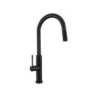 Mezcladora Negra para Cocina en Acero Inoxidable 304