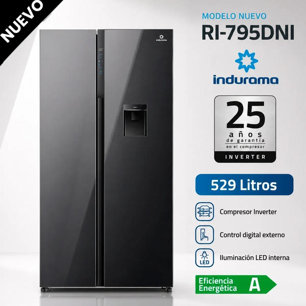 Refrigeradora Indurama 529LT RI-795DNI - Negro