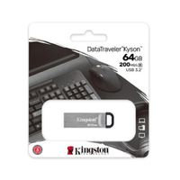 Memoria USB Kingston DataTraveler Kyson 64GB USB 3.2 200MB/s DTKN Gris