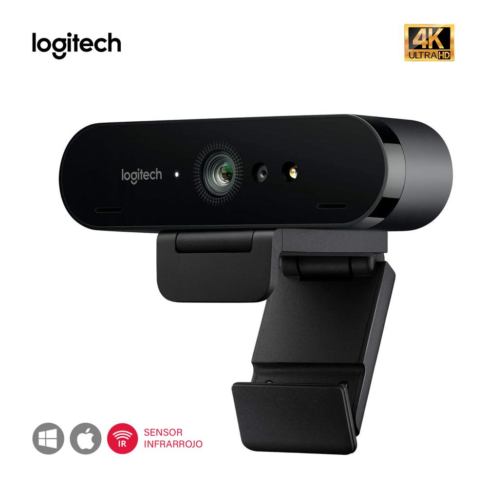 Cámara Web Logitech Brio 4K Ultra HD Pro Business HDR Micrófono USB-A