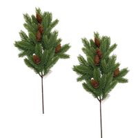 Pack de 2 Varas Artificiales De Follaje Navideño De 48Cm 8088 FLORIPASTORE