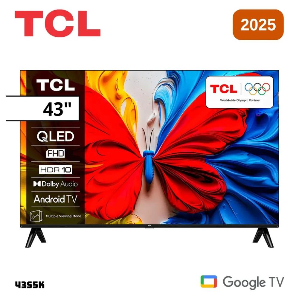 Televisor TCL 43S5K QLED 43 Smart TV Google TV FHD 2025