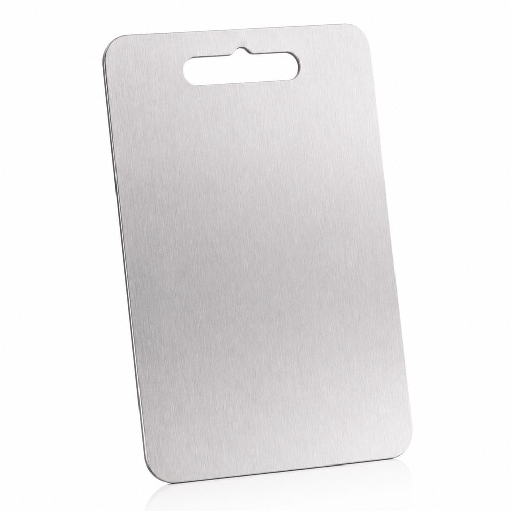 Tabla de Acero G-33 23x34cm 8mm Espesor para Cocina y Corte