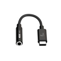 ADAPTADOR XTECH USB C MACHO A CONECTOR 3.5MM HEMBRA PARA AUDIFONOS NEGRO - XTC-509