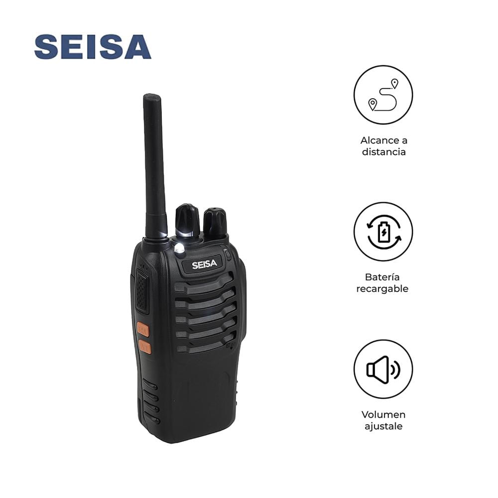 Radio Walkie Talkie UHF ST-B888S Pack 2 Unidades Dos Vías 5W Alcance 2Km