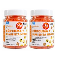 PACK X2 GOMITAS CÚRCUMA Y PIMIENTA NEGRA - DERMO SUMAK