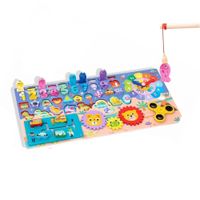 Juego Didáctico Tablero Montessori 8 en 1  Multifuncional