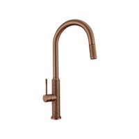Mezcladora para Dorado Rosa Cocina en Acero Inoxidable 304 Caño Cisne