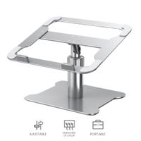 Soporte Laptop S&T for Business HF131 Aluminio Ajustable Plegable hasta 17 Pulgadas Silver
