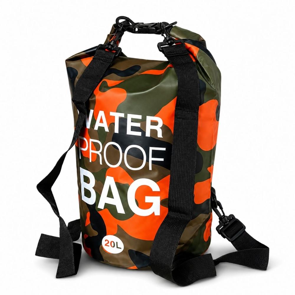 Bolsa Seca Impermeable 20L Camuflada