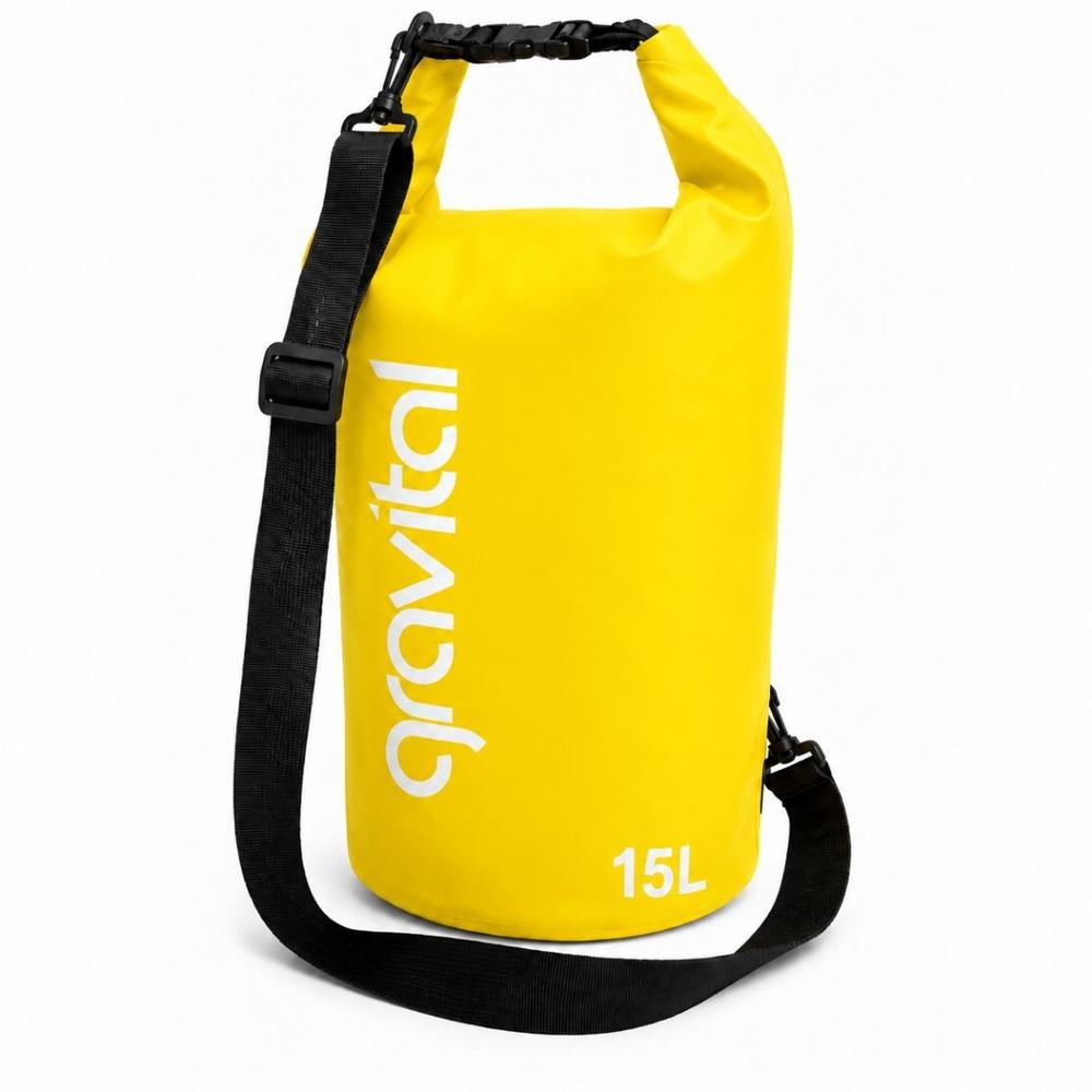 Bolsa Seca Impermeable Gravital 15L Amarilla