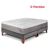 Cama Europea Balanzzee Queen Gris
