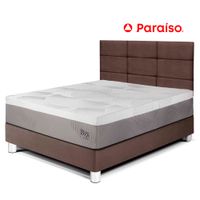Dormitorio Royal Balanzze 1.5 Plazas Cabecera Blocks Chocolate