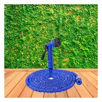 Tubo Expandible 30 Metros - Azul Para Regar Plantas En Hogar Y Papel Regalo