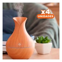 Pack4 Sistema Aromatico en Madera Claro para Casa Decoracion Moderna y Calida Y Regalo Sticker