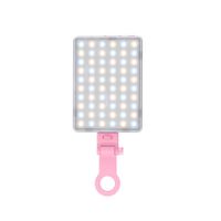 Luz Led Selfie Para Celular Alta Potencia Licht-101R Rosada