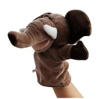 DIA DEL NIÑO - Titere Educativo de Animal Elefante Multicolor