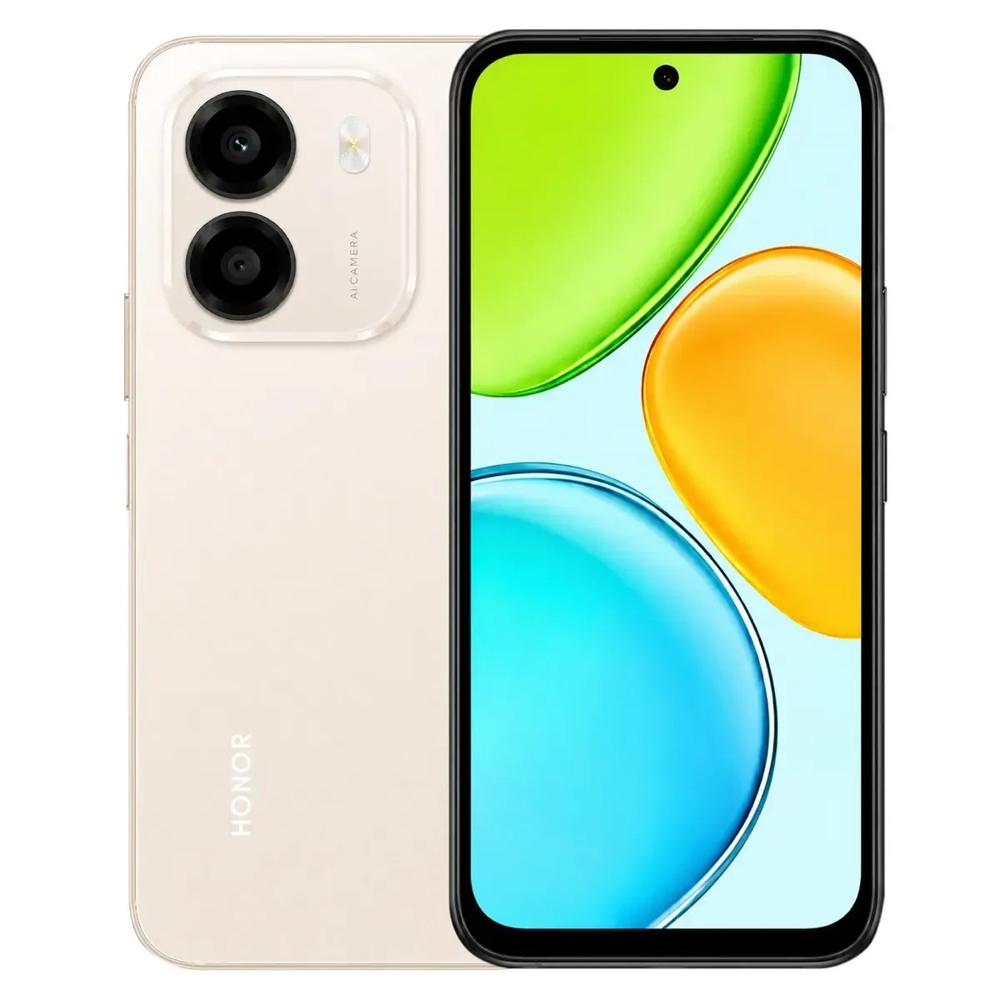 Celular HONOR X6E 256GB 4GB RAM Sunrise Gold