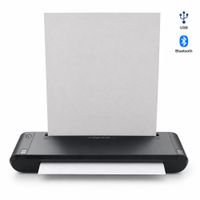 Impresora portátil transferencia USB Bluetooth imprime en hoja bond A4 TP810 con 1 ribbon y cobertor