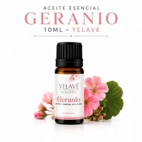 ACEITE ESENCIAL GERANIO 10ML YELAVÉ