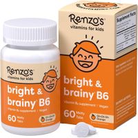 Vitamina B6 Renzos Bright y Brainy  Vitamina Soluble para Niños B6