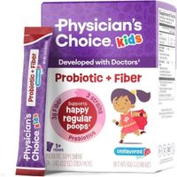 Physicians Choice Paquetes de probióticos con fibra prebiótica para niños mayores de 1 año