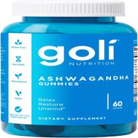 Ashwagandha KSM-66 y Vitamina D Gomitas Goli -sin gluten y sin gelatina 60 unidades