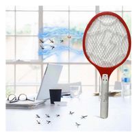 Pala Mosquitera Portatil para Dormitorio Oficina y Terraza Rojo