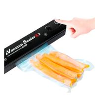 Cerrador de Bolsas Compacto y Confiable para Uso Diario Negro Y Regalo Sticker