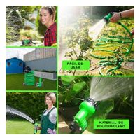 Manguera Retráctil de 30 Metros para Riego Cómodo en Jardín y Hogar Y Ligas Regalo