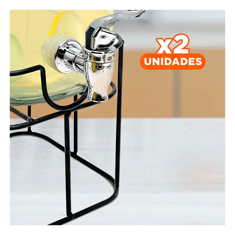 Pack2 Surtidor de Bebidas 5L con Grifo Practico para Cocina y Fiesta