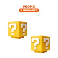 Pack2 Luz Led con Sonido Decorativa Gamer en Forma de Cubo Amarillo Y Regalo Sticker