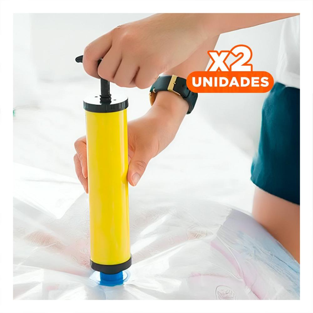 Pack2 Extractor Manual de Aire para Cierre al Vacio de Alimentos y Ropa Y Papel Regalo