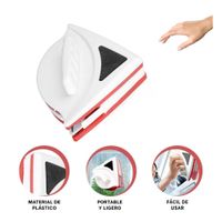 Limpia Accesorio Magnetico Rojo Triangular Practico y Seguro para Vidrios Y Regalo Sticker