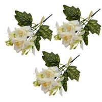 Pack de 3 Bouquet Artificiales De 5 Dalias De 28Cm BG505349V-BL FLORIPASTORE