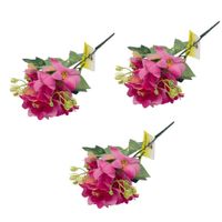 Pack de 3 Bouquet Artificiales De 5 Dalias De 28Cm BG505349V-LI FLORIPASTORE